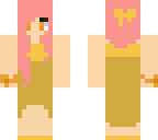 read desc- orange dress girl
