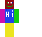 the rainbow person