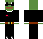 a pepe with a suit and belt