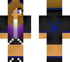 blue and purple fox