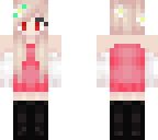 edit pusheen girl in dress with red eyes