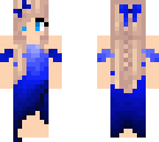fancy blue gown