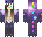 galaxy dino girl