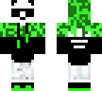 green cool panda