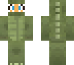 green dinosaur guy