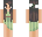 green dress