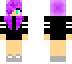 purple hair girl