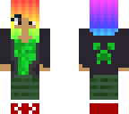 rainbow creeper girl