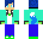 blue and aqua were wolf