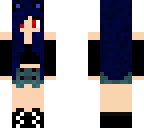 blue haired kitty