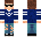 blue man