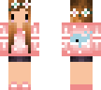 chibi whale girl - pink
