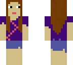teen girl purple shirt