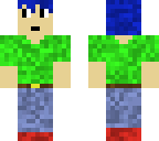 blue hair boy