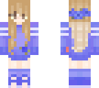 blue rose girl