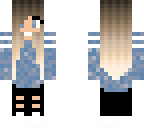 cool blue girl