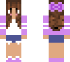 cute purple lover girl