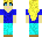 girl in blue