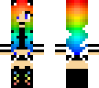 kawaii rainbow cat