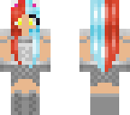 neko with half dyed hair