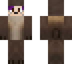 otter onsie - purple hair edition