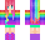 rainbow girl