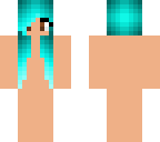 teal hair base