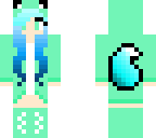teal wolf girl