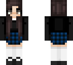 blue school girl