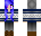 cute blurple hair
