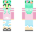 cute girl flower crown version
