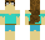 girl wearing bleu shirt