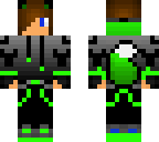 green boy with green fox