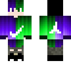 green n purple
