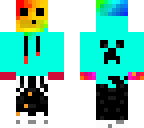 light blue  slime