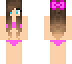 pink bikini edit