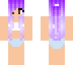 pony tail bathing suit girl