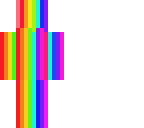 rainbow wolf