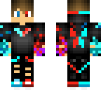 red blue and purple