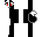 black and white she-wolf