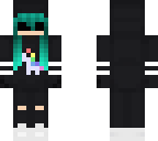 blue haired girl