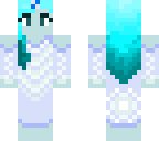 blue skinned ice queen