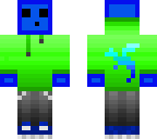 blue slime hoodie
