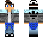 cool blue boy skin