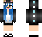 dino with blue hair