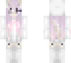 girl skin with white hair