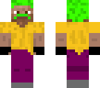 green mustache