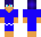 guy with blue hair