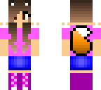 ombre hair chibi girl