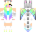 rainbow dragon girl